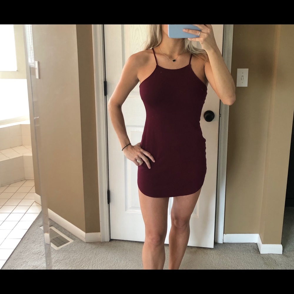 Maroon dress